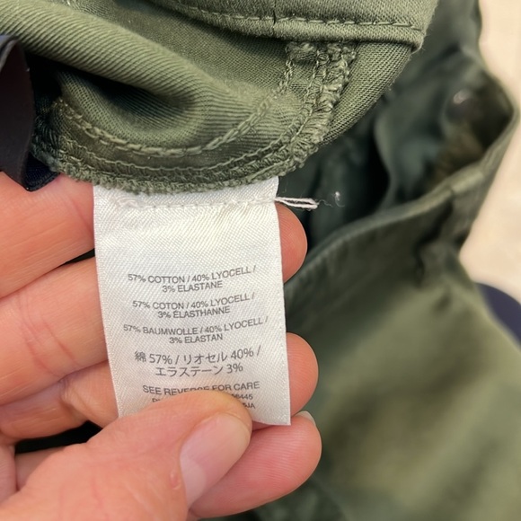 J. Crew Green Ankle Cropped Jeans Slim Fit size 26. - Picture 7 of 8